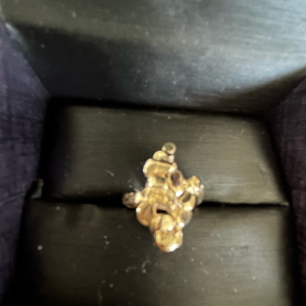 GOLD NUGGET RING